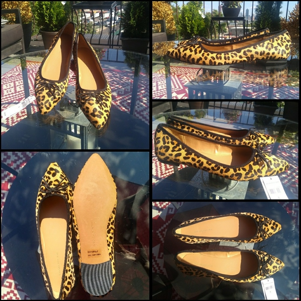 🐆 Pointed Leopard Flats NWT